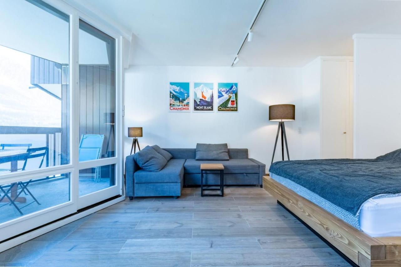 Charming Studio With Balcony And View In Chamonix Exteriér fotografie
